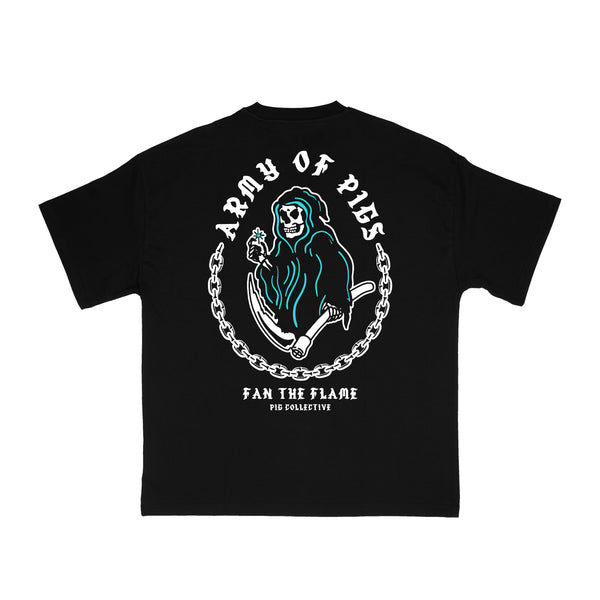 Fan the Flame Reaper Black Tee